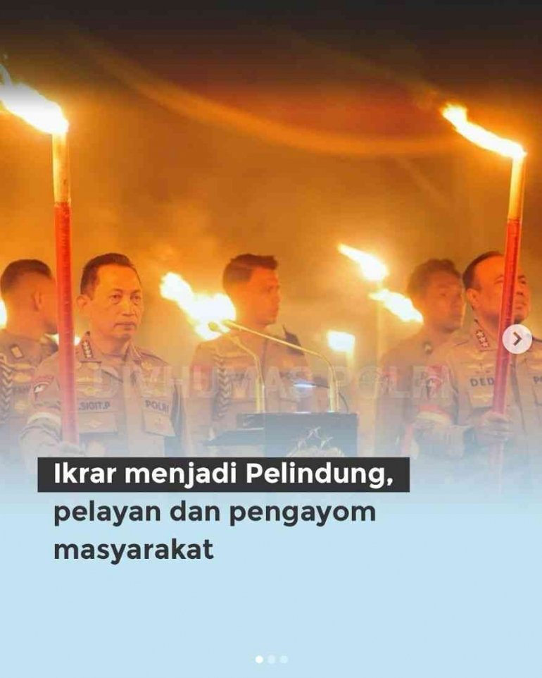 Ikrar Ksatria Bhayangkara Menggema di Malam Renungan Apel Kasatwil 2025